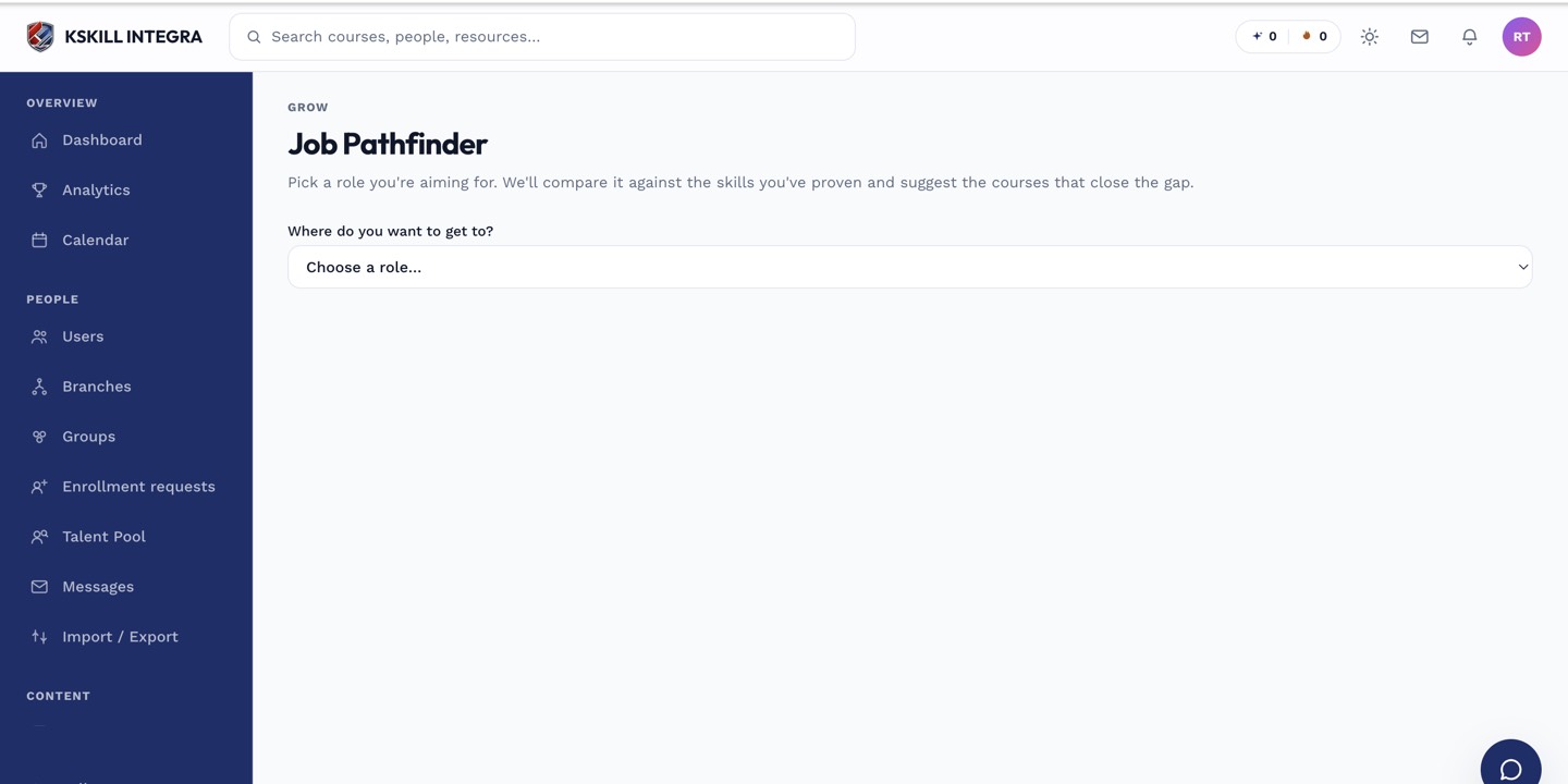 Job Pathfinder role picker