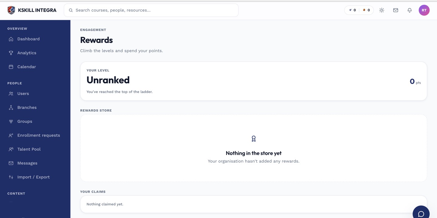 Rewards ledger